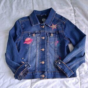 Girls Wonder Nation Denim Jean Jacket SIZE 6 SMALL